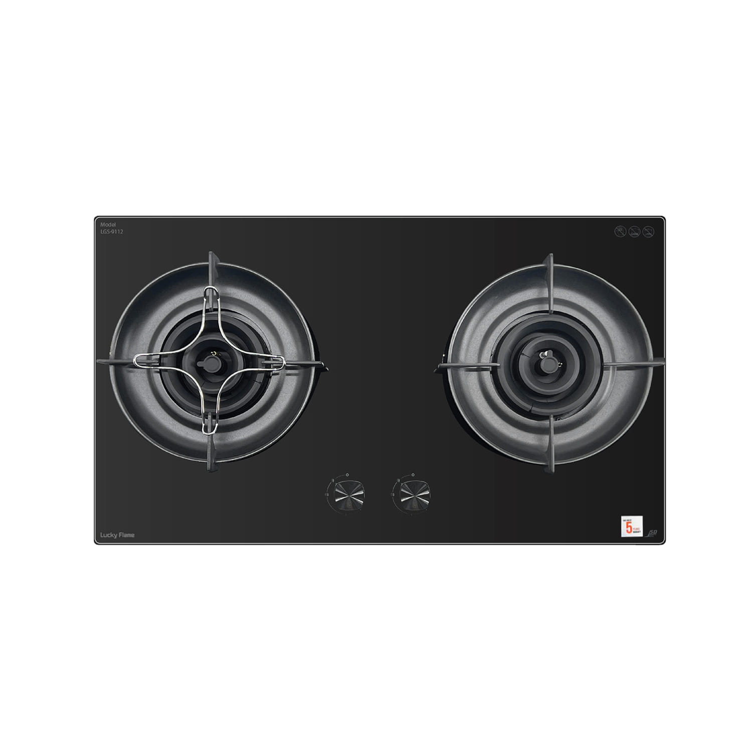 เตาฝังแก๊ส LUCKY FLAME LGS-9112 78 ซม.