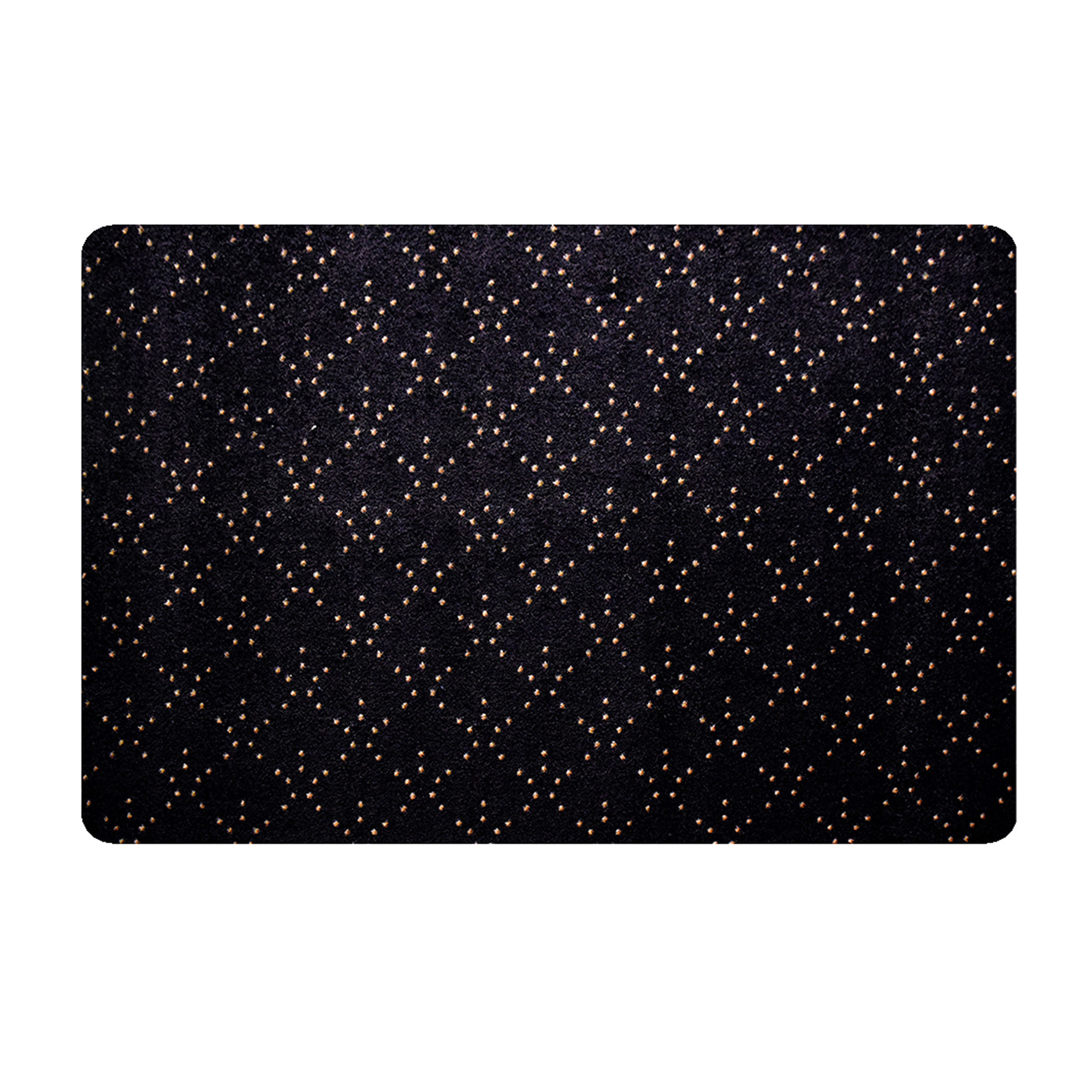 พรมเช็ดเท้าดักฝุ่น PRAW DE LUCKY BLACK 50X75 ซม. สีดำ