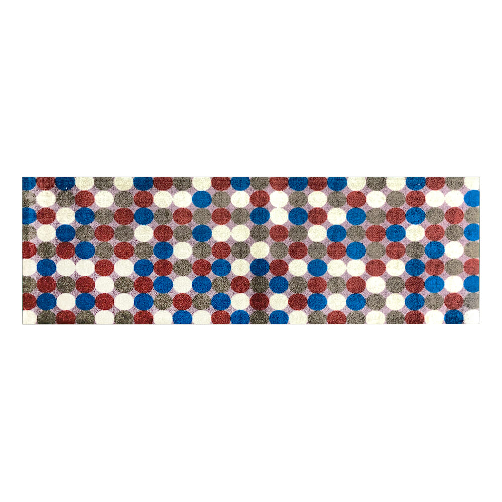 พรมเช็ดเท้าดักฝุ่น PRAW DE POLKA DOT RETRO 70X190 ซม. หลากสี