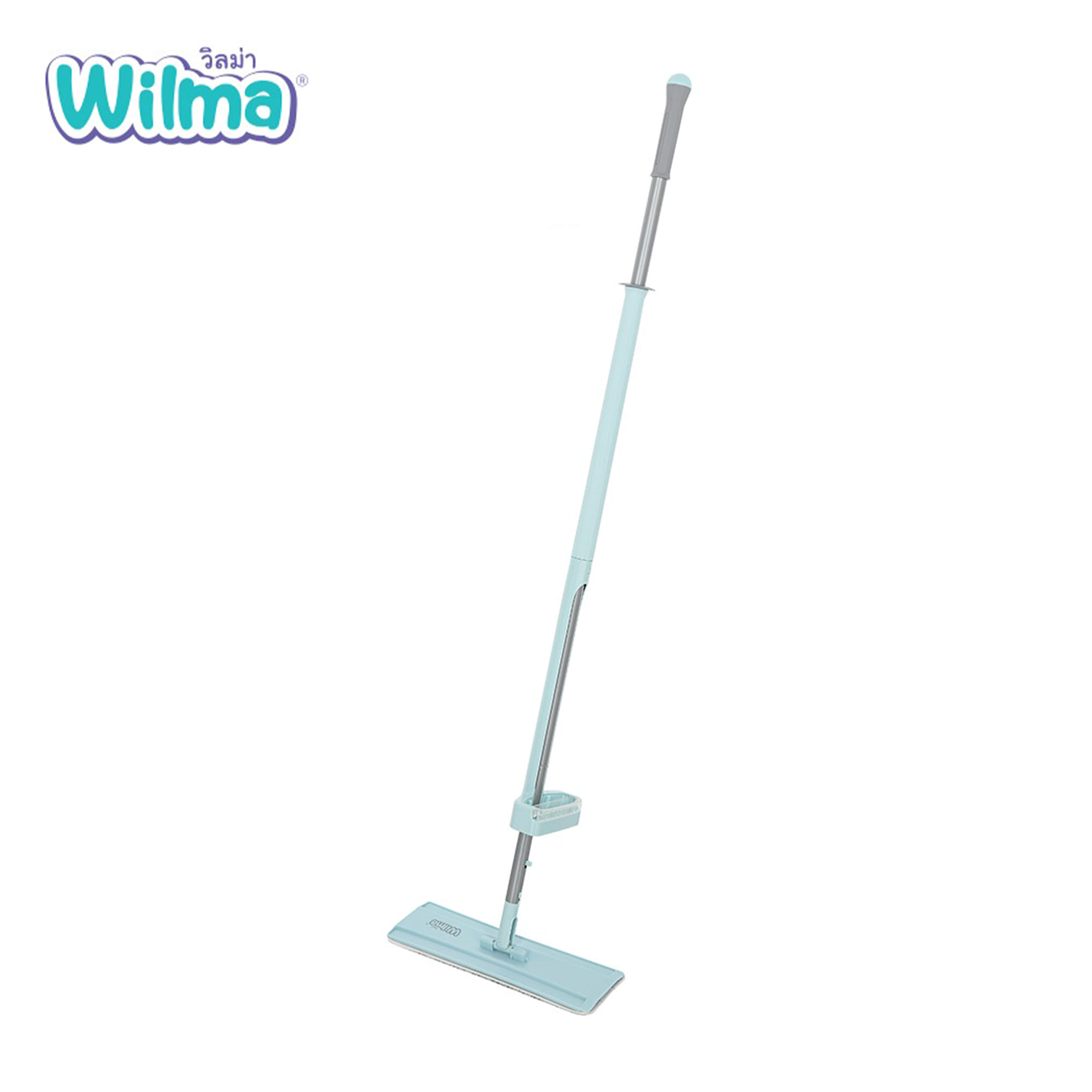 ไม้ม็อบถูพื้นมีที่รีดน้ำในตัว WILMA 11x4x130 ซม. สีฟ้า