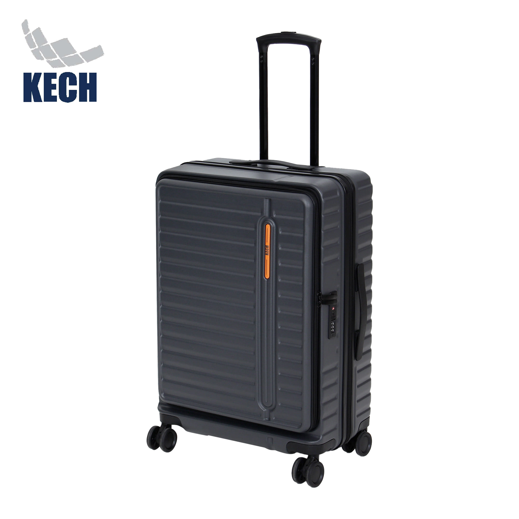 กระเป๋าเดินทาง 24 นิ้ว KECH RH0006 สีเทาเข้ม