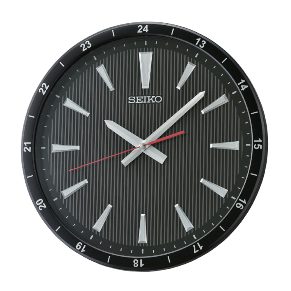 นาฬิกาแขวน SEIKO CLOCKS QXA802K 13.7 นิ้ว สีดำ