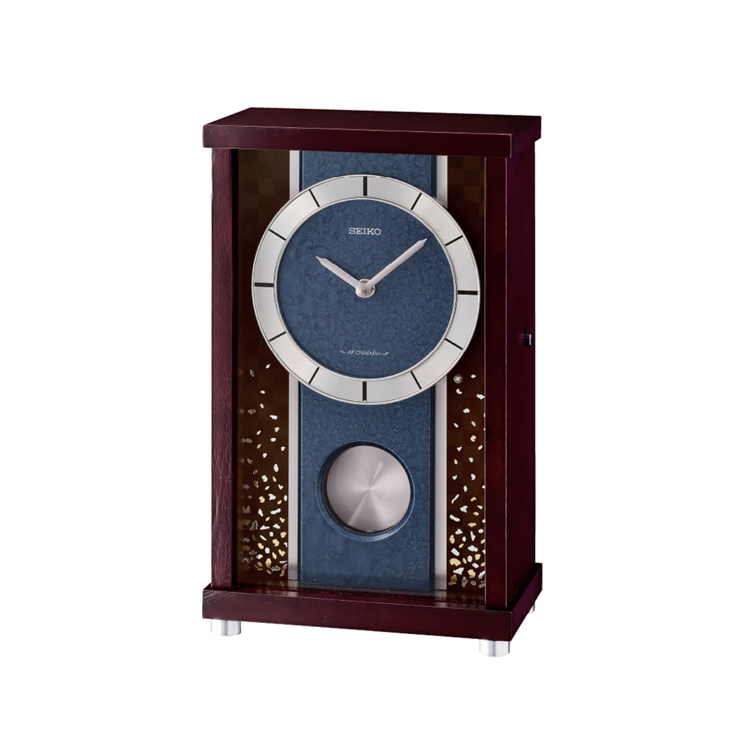 นาฬิกาตั้งโต๊ะ SEIKO CLOCKS QXW251B 11.8X7.2 นิ้ว สีน้ำตาล