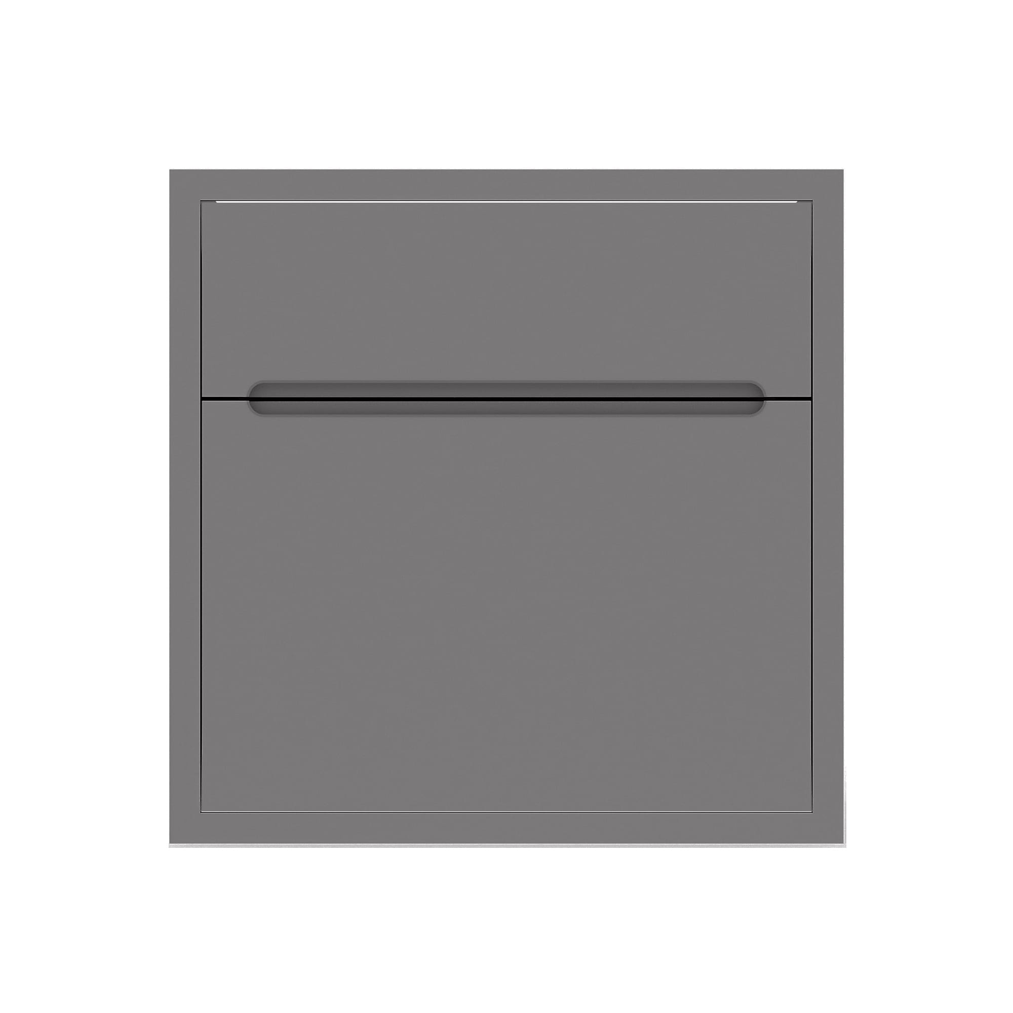 ตู้ลิ้นชัก KITZCHO CURVE 66x66 ซม. สี GREY GRAPHITE