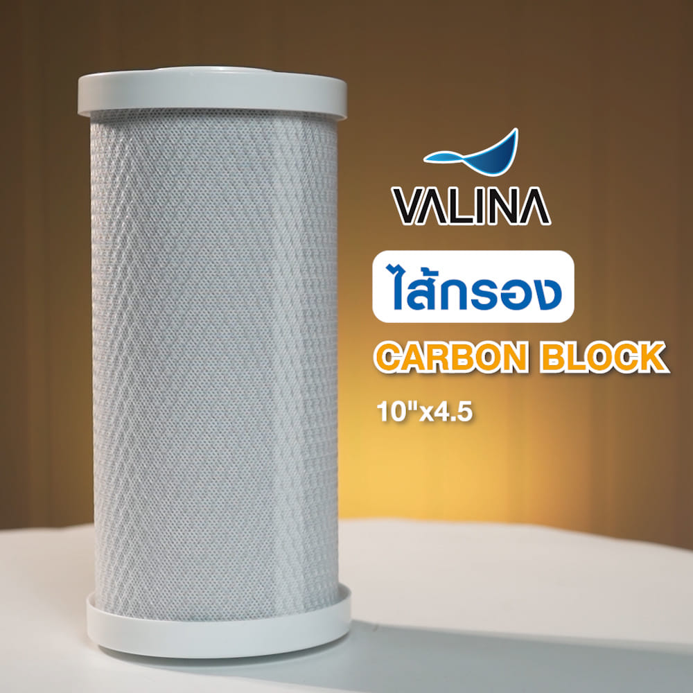 ไส้กรอง VALINA CARBON BLOCK 10X4.5 นิ้ว