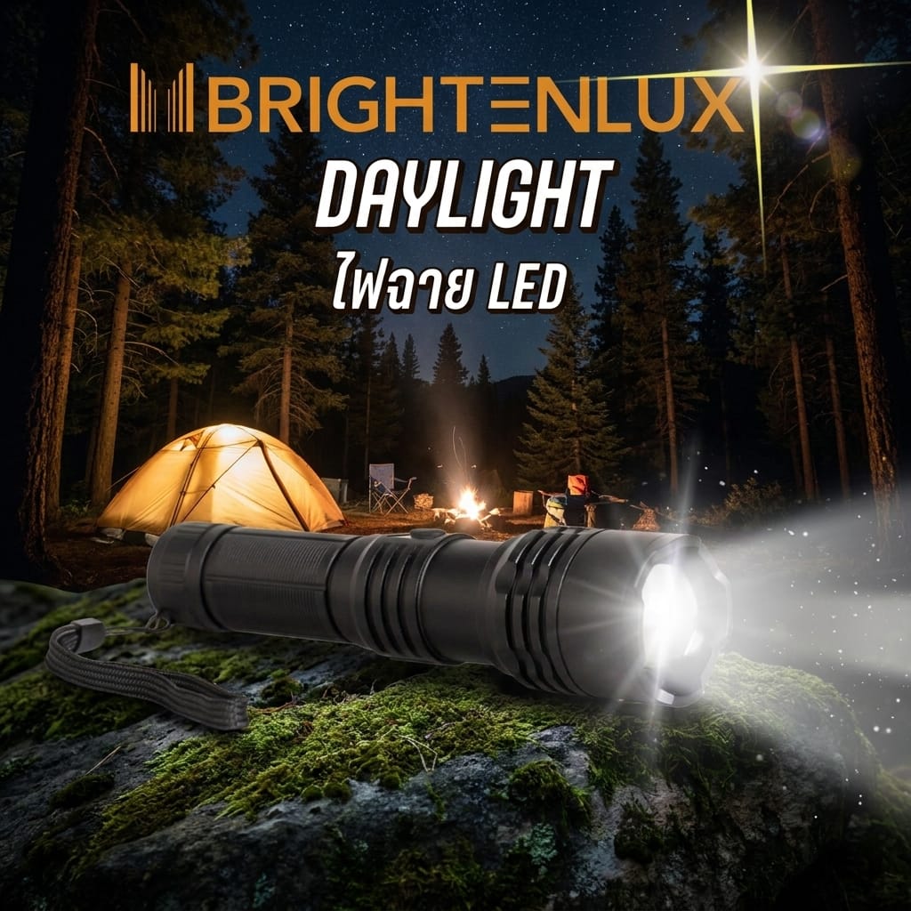 ไฟฉาย LED BRIGHTENLUX BT-FL8085 2000 ลูเมน 10 วัตต์ DAYLIGHT