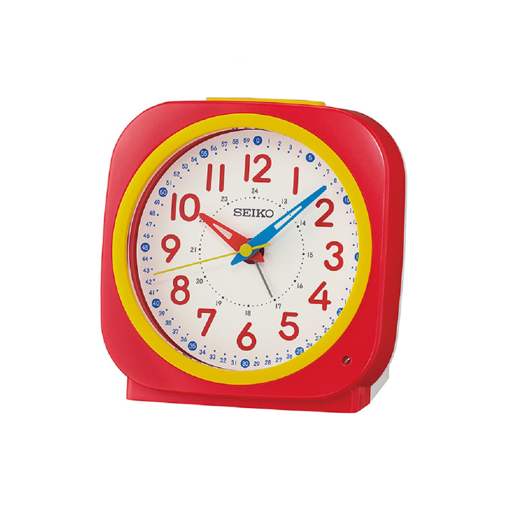 นาฬิกาปลุก SEIKO CLOCKS QHE200R 4.5 นิ้ว สีแดง