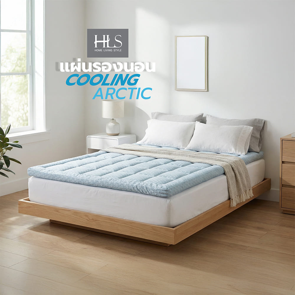แผ่นรองนอน 6 ฟุต HOME LIVING STYLE COOLING ARCTIC