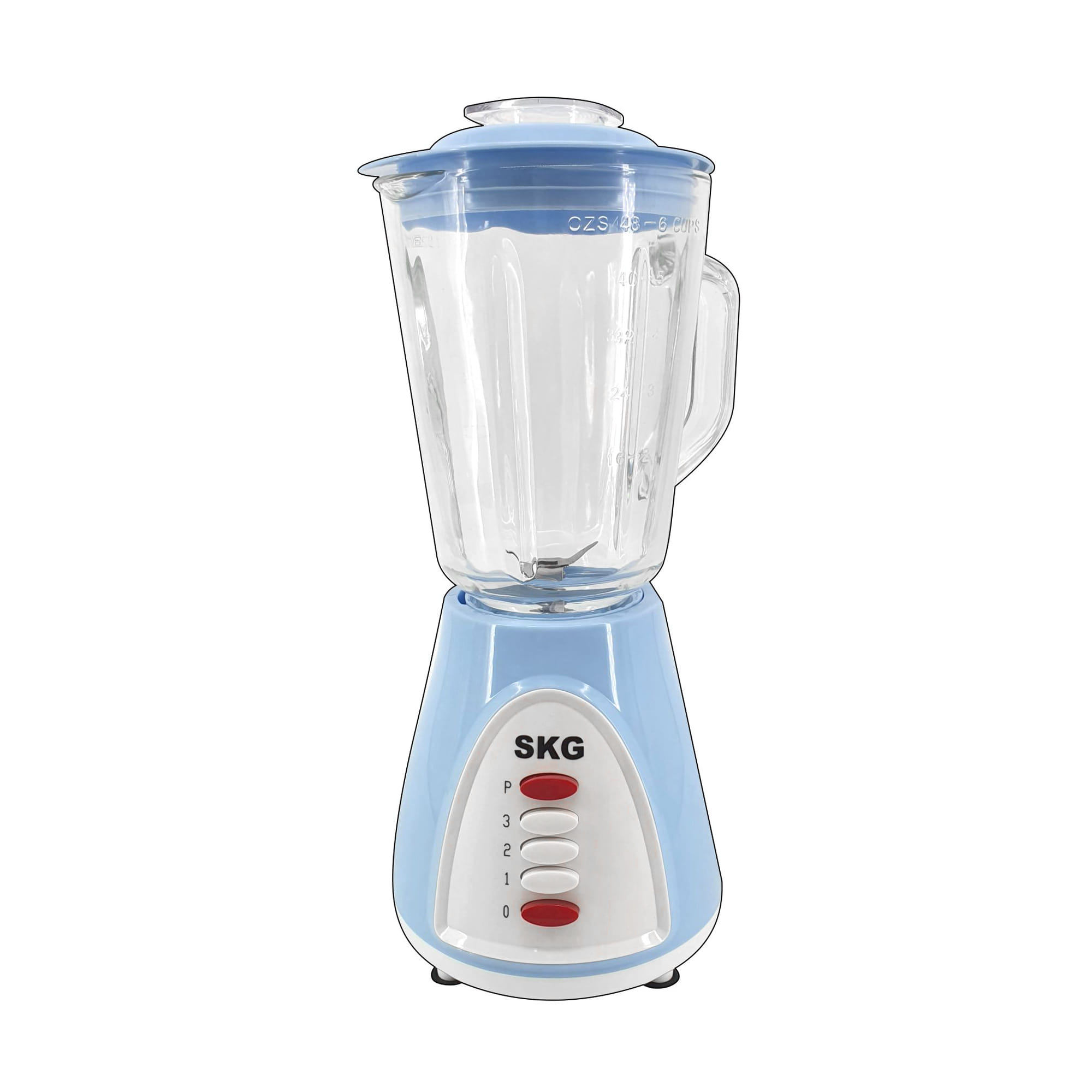 เครื่องปั่นน้ำผลไม้ SKG SK-380 สีฟ้าอ่อน