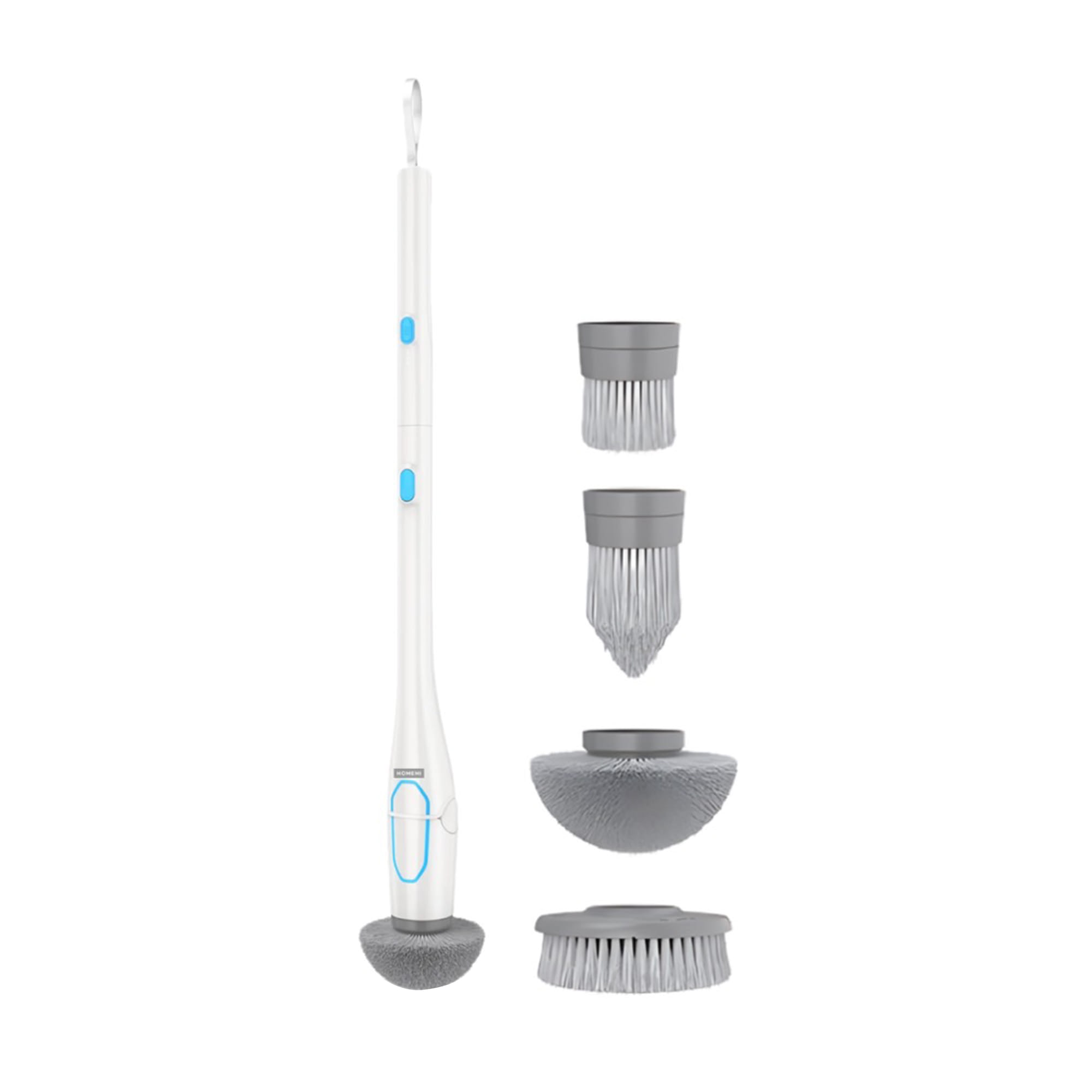 แปรงทำความสะอาดไฟฟ้า HOMEMI HM0025-P-WH 74 วัตต์ (หัวเปลี่ยน 4 แบบ)