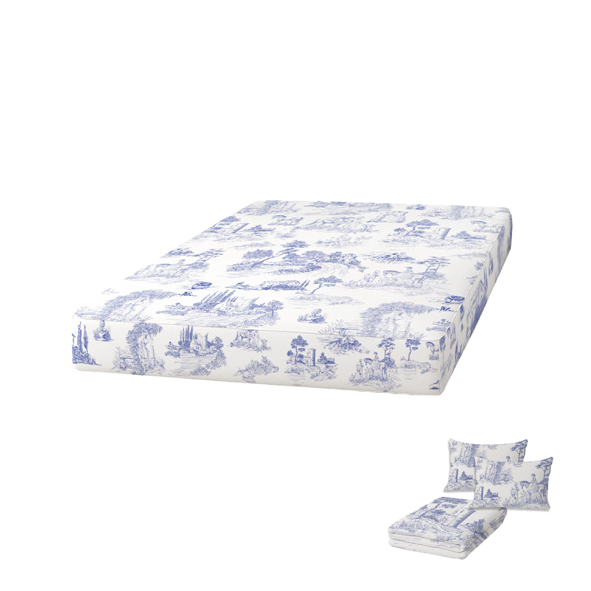 ที่นอนปิกนิก LEILALYNN PRINCEES GARDEN 152x200 ซม. สี WHITE