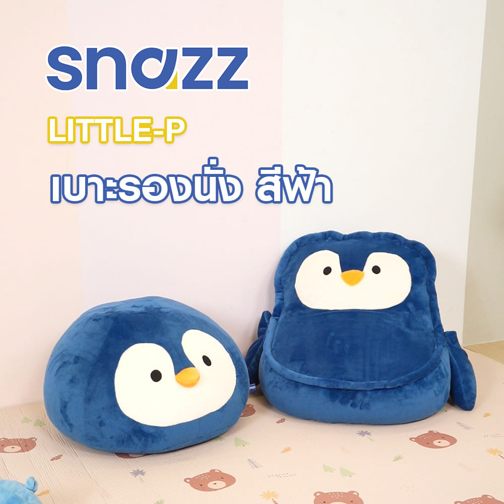 เบาะรองนั่ง SNAZZ LITTLE-P 22X22 นิ้ว สีฟ้า