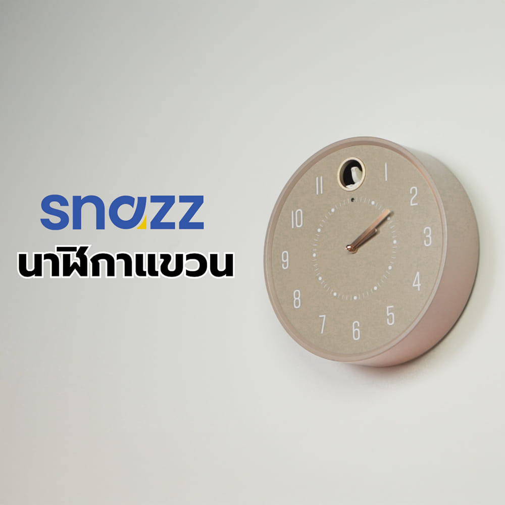นาฬิกาแขวน SNAZZ EG1002BIRD 12 นิ้ว สีน้ำตาล