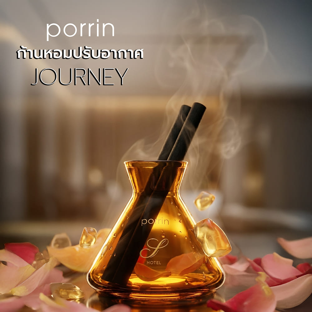 ก้านหอมปรับอากาศ PORRIN JOURNEY 180 มล. S HOTEL