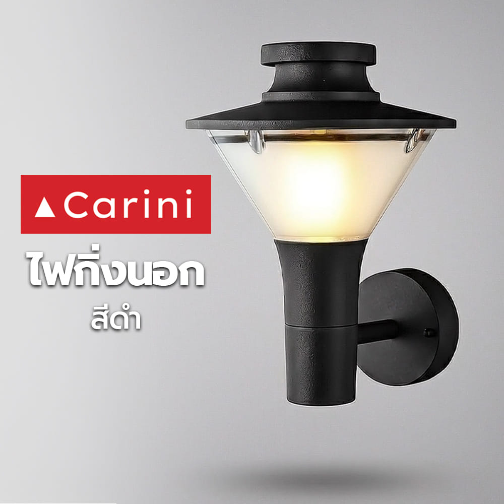 ไฟกิ่งนอก CARINI 921W สีดำ
