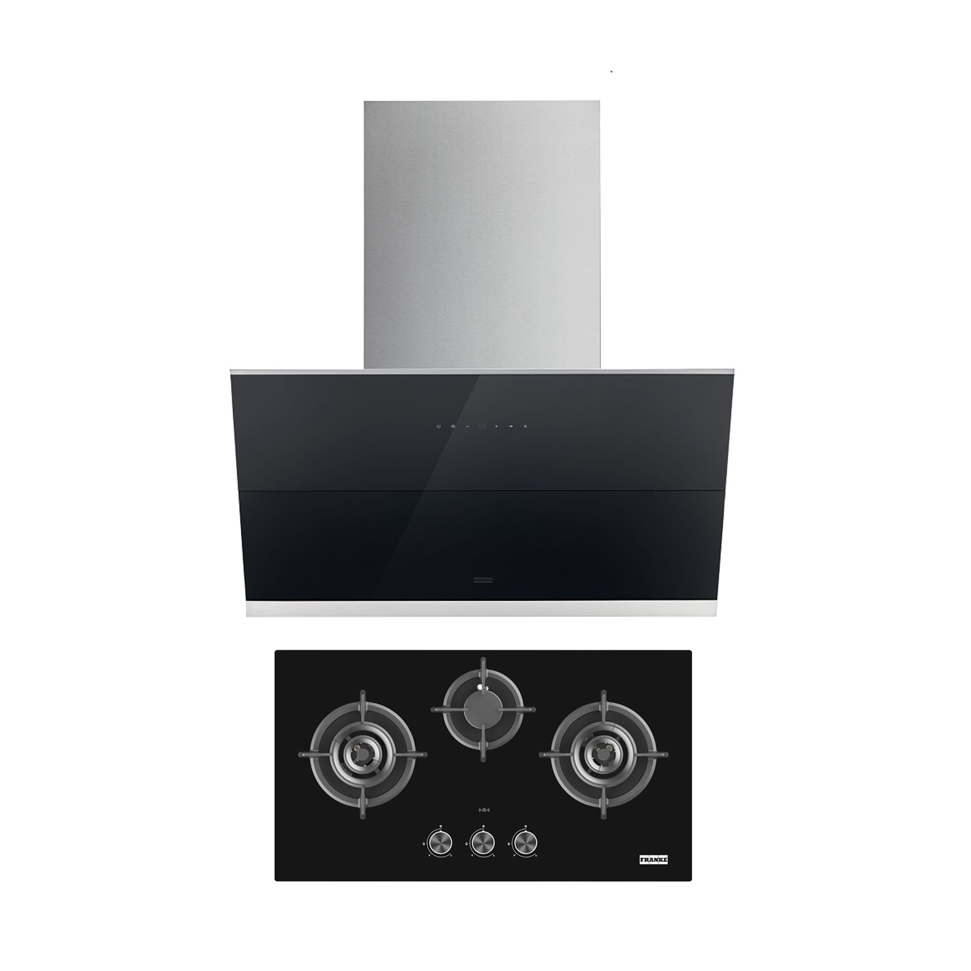 เตาฝัง+เครื่องดูดควัน FRANKE FG8318NX+FC968NX