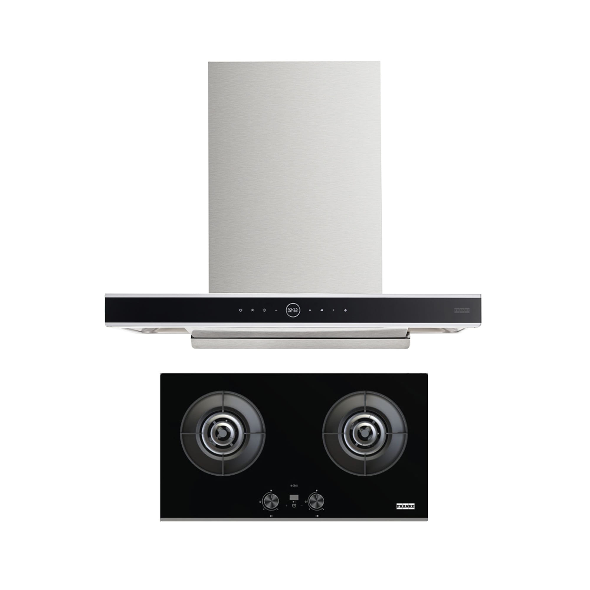 เตาฝัง+เครื่องดูดควัน FRANKE FG8268NX+FT966NX
