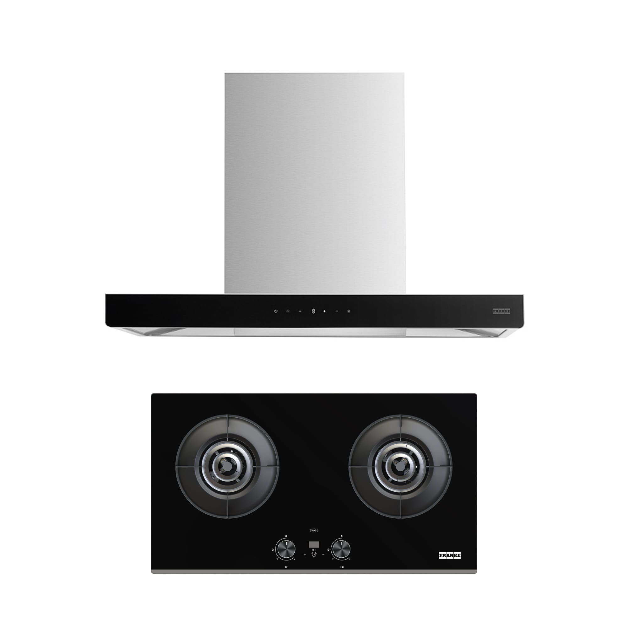 เตาฝัง+เครื่องดูดควัน FRANKE FG8268NX+FT960NX