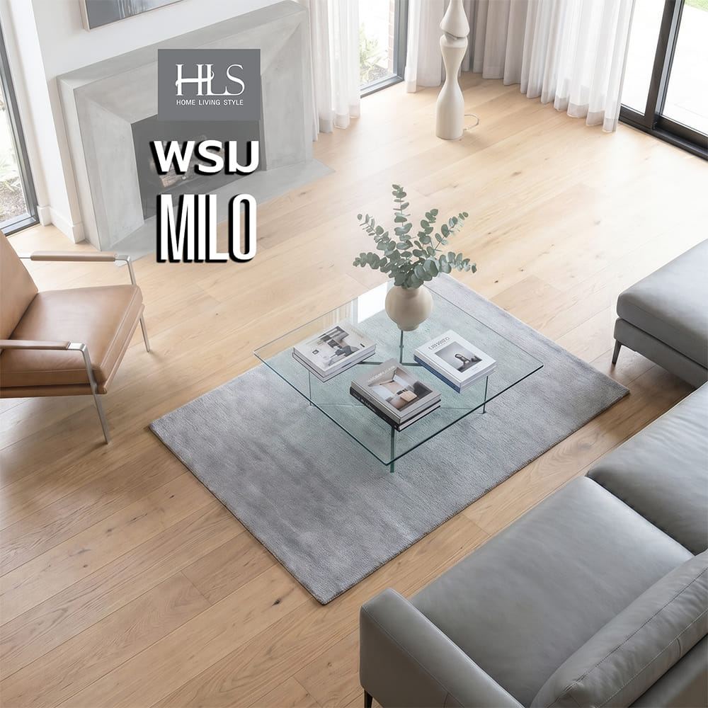 พรม HOME LIVING STYLE MILO 90x150 ซม. สีเทา
