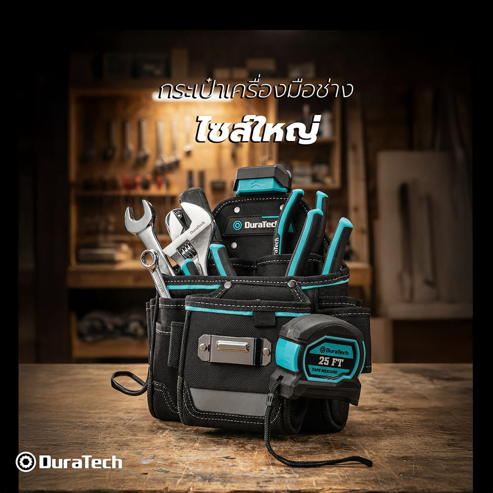กระเป๋าเครื่องมือช่างไซส์ใหญ่ DURATECH DT601014