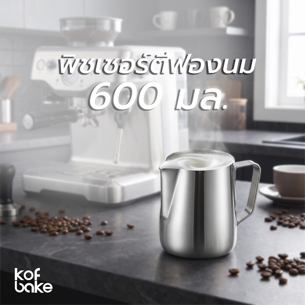 พิชเชอร์ตีฟองนม KOF BAKE KB600PC 600 มล.