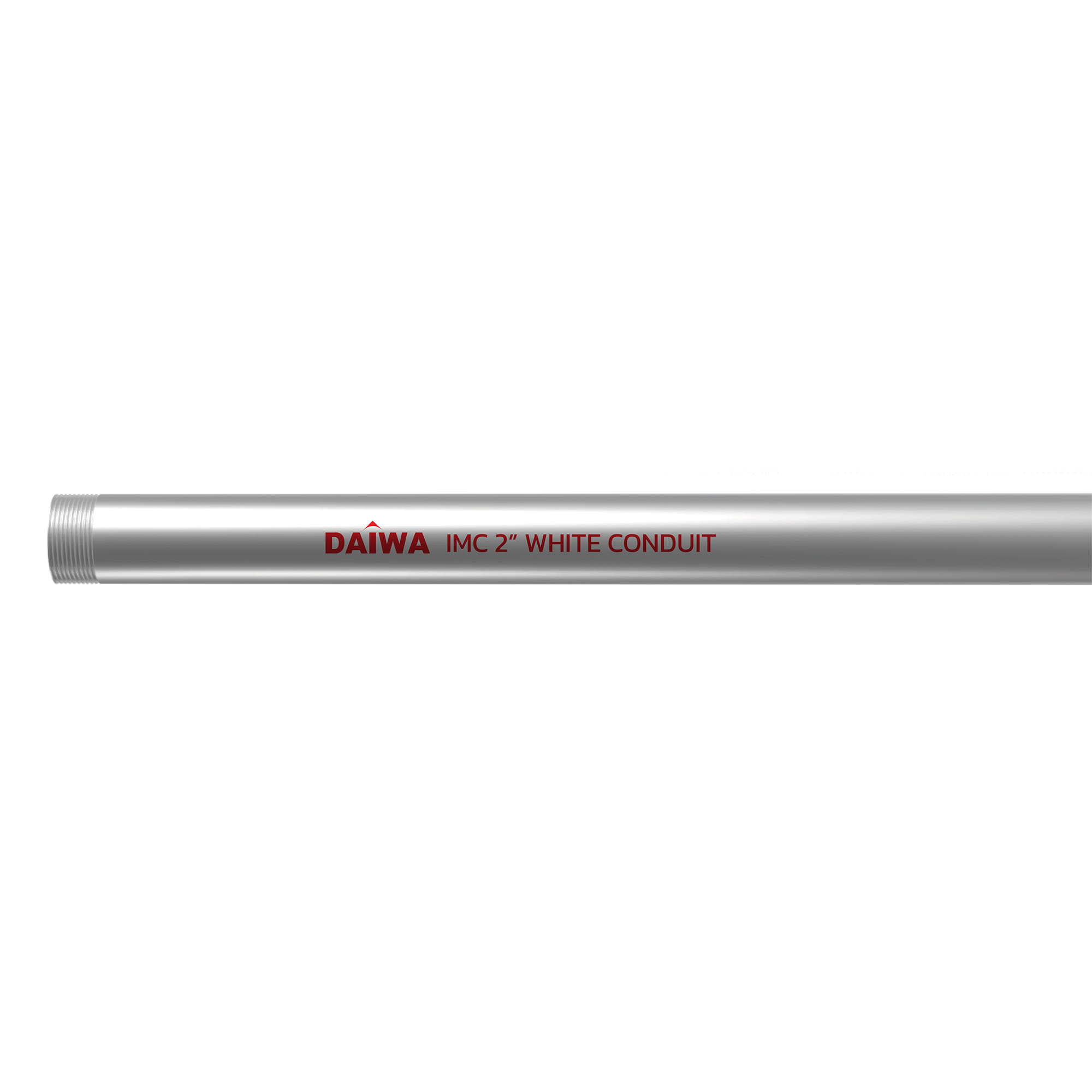 ท่อตรงเหล็กหนา IMC DAIWA 2 นิ้ว ยาว 3 เมตร สีเงิน