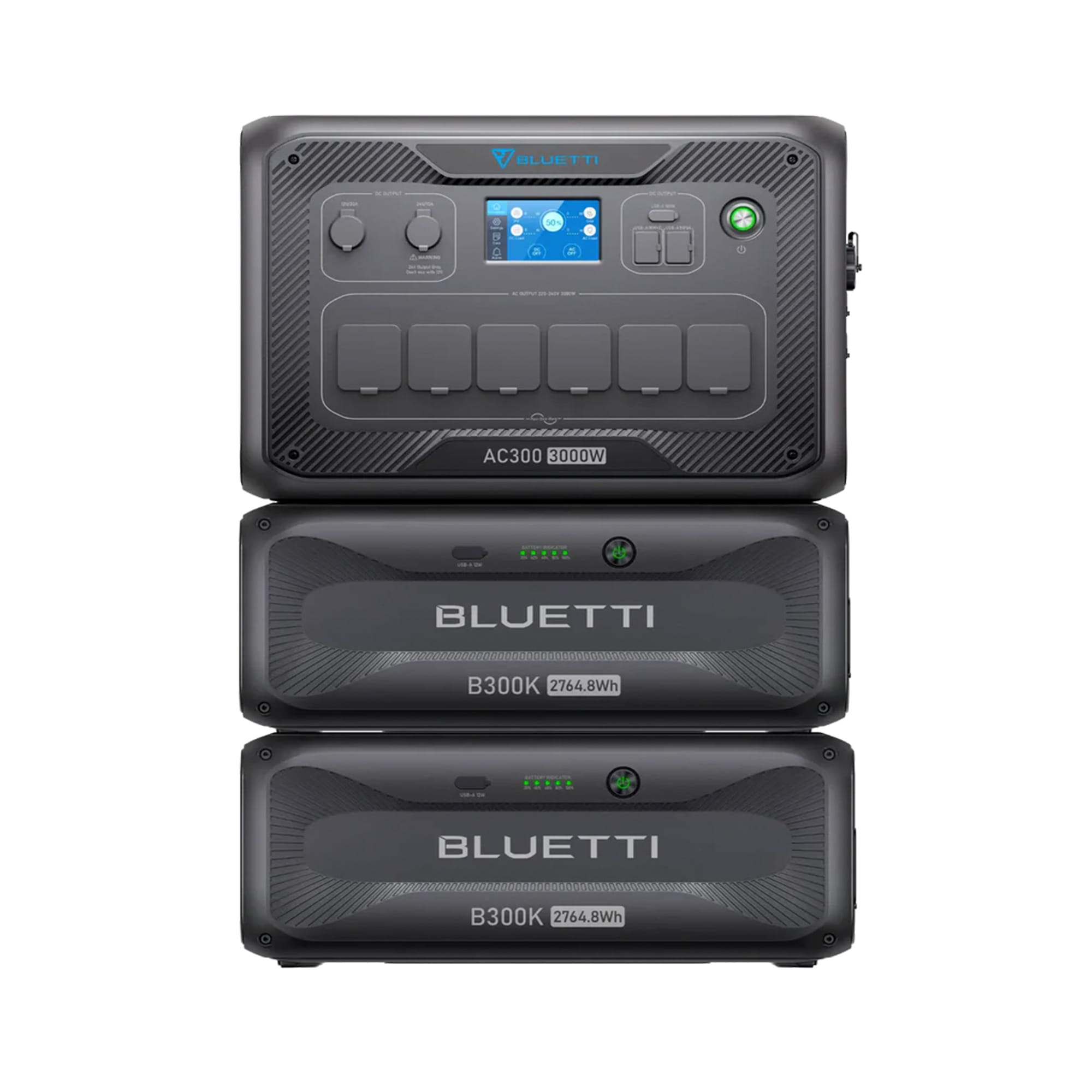 POWER BOX BLUETTI AC300+B300K 3000 วัตต์ สีดำ