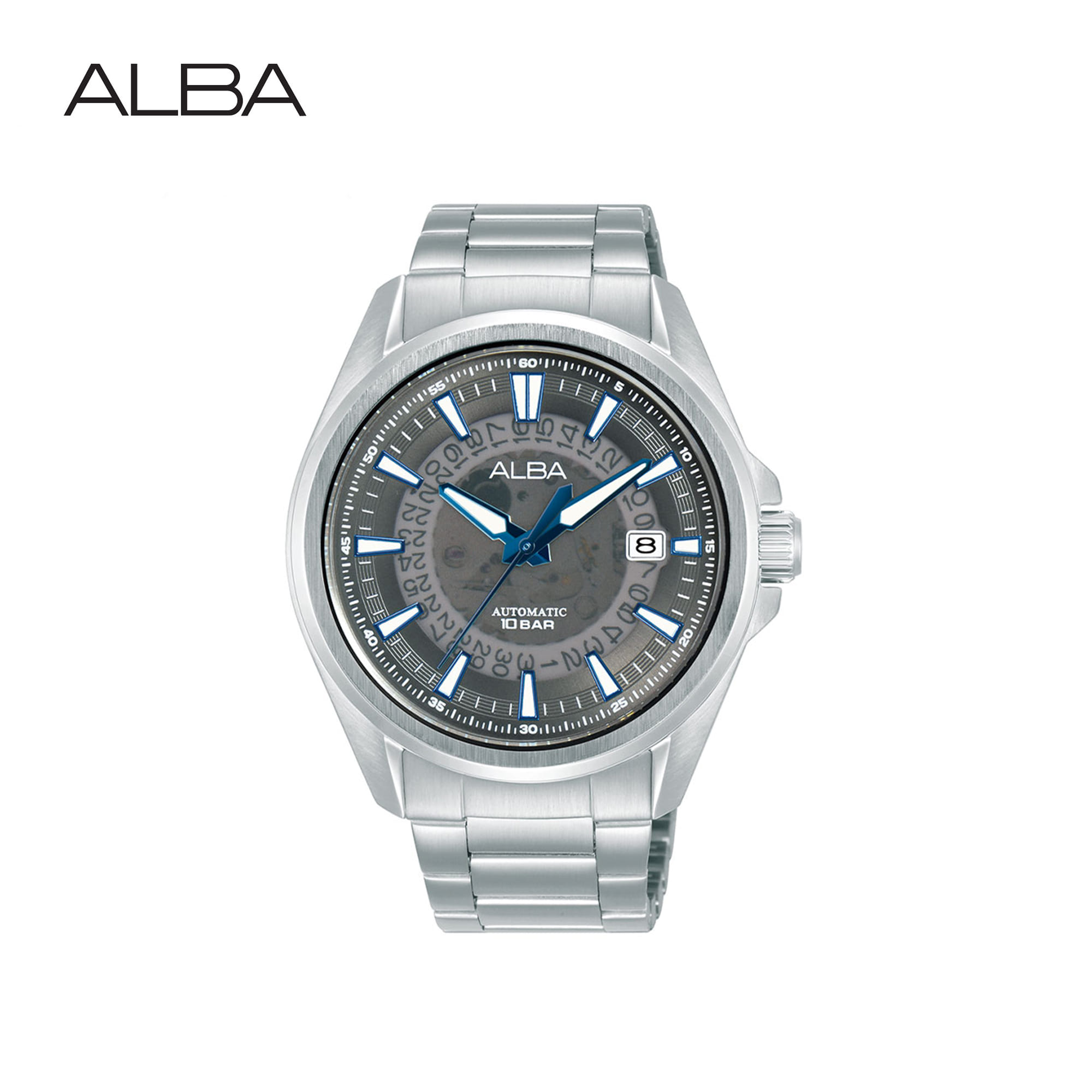 นาฬิกาข้อมือผู้ชาย ALBA รุ่น SPORTIVE AU4033X ขนาด 43 มม. สีเทาเข้ม