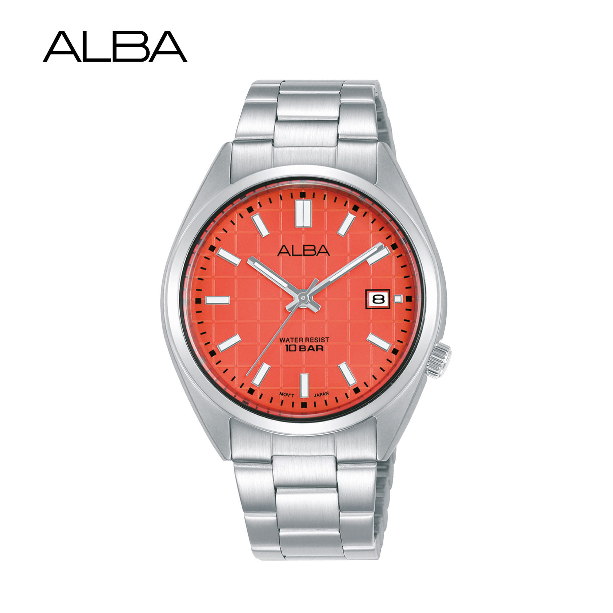 นาฬิกาข้อมือผู้หญิง ALBA AG8M39X 36 มม. สี SILVER/ORANGE