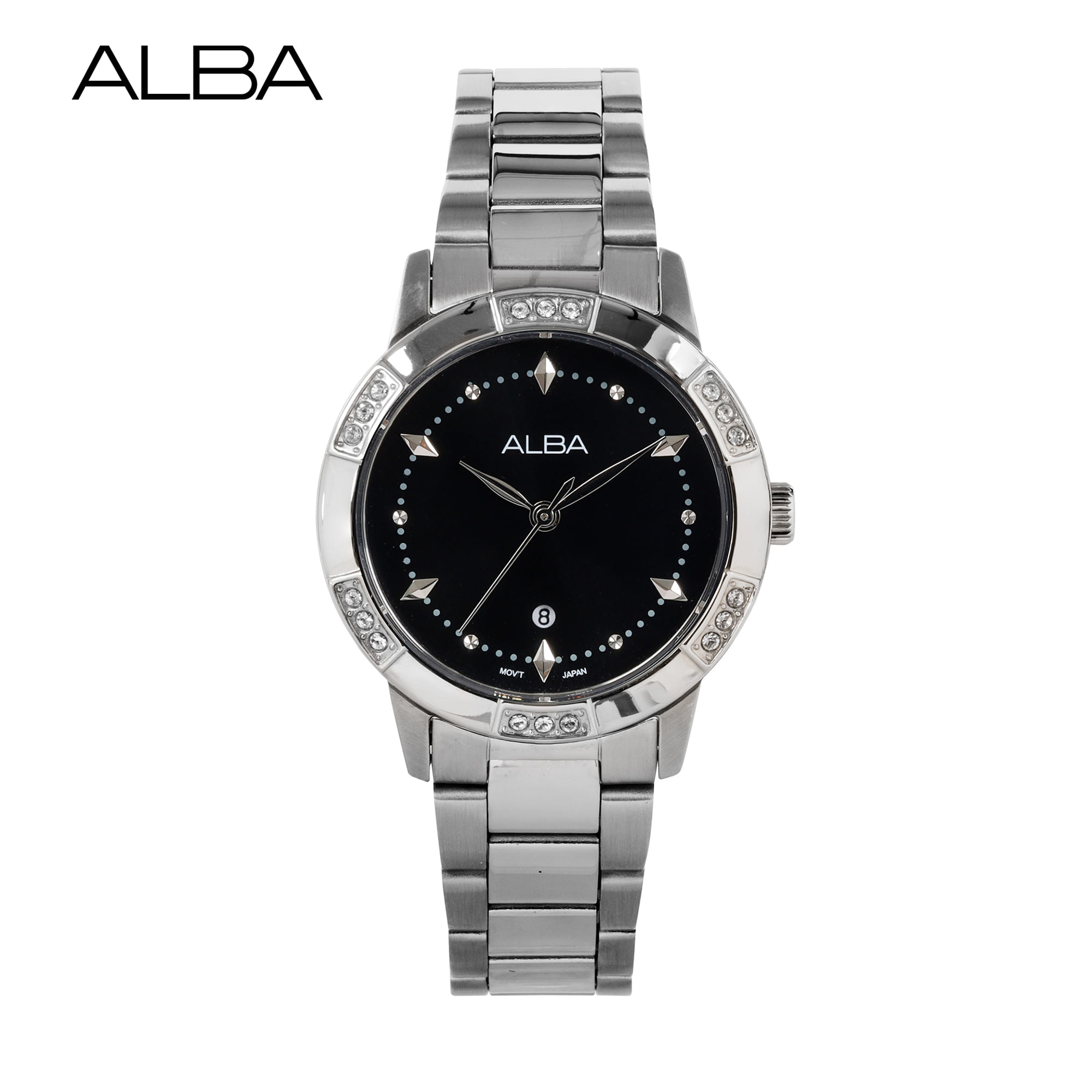 นาฬิกาข้อมือผู้หญิง ALBA รุ่น AH7DG3X ขนาด 32 มม. สีดำ