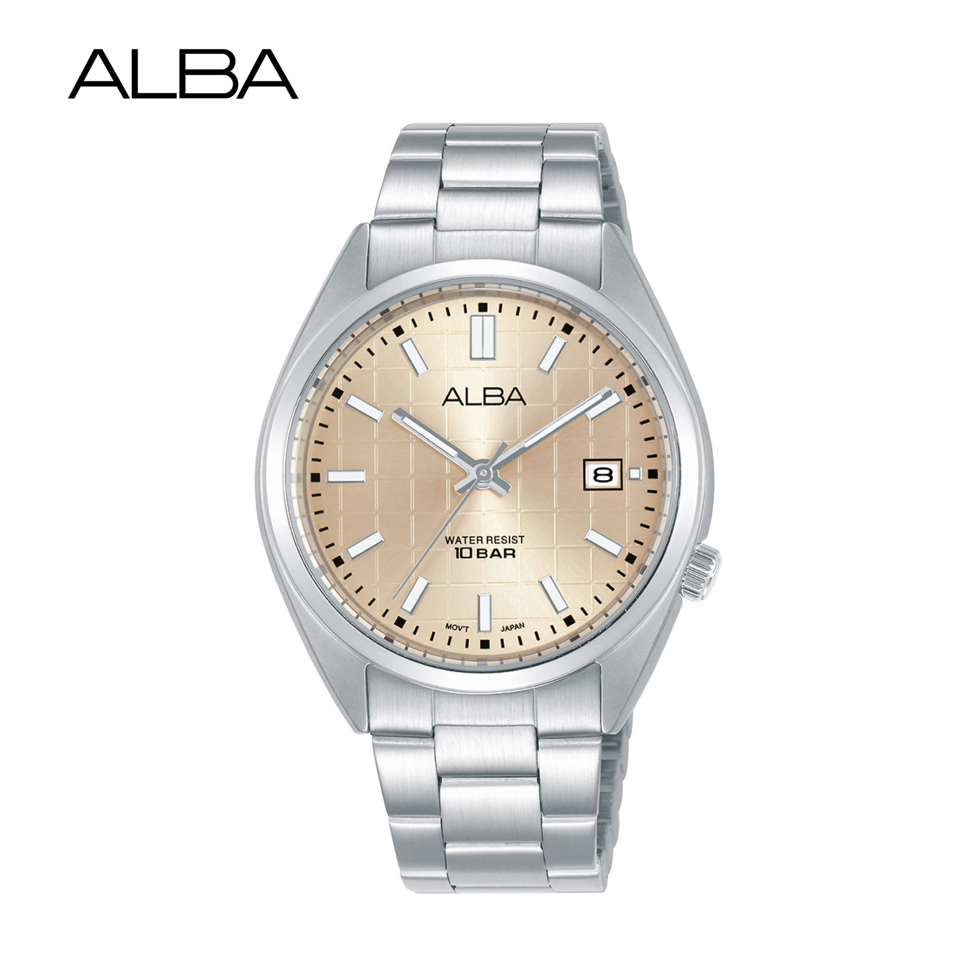 นาฬิกาข้อมือผู้หญิง ALBA รุ่น AG8M45X ขนาด 36 มม. สีทองชมพูอ่อน
