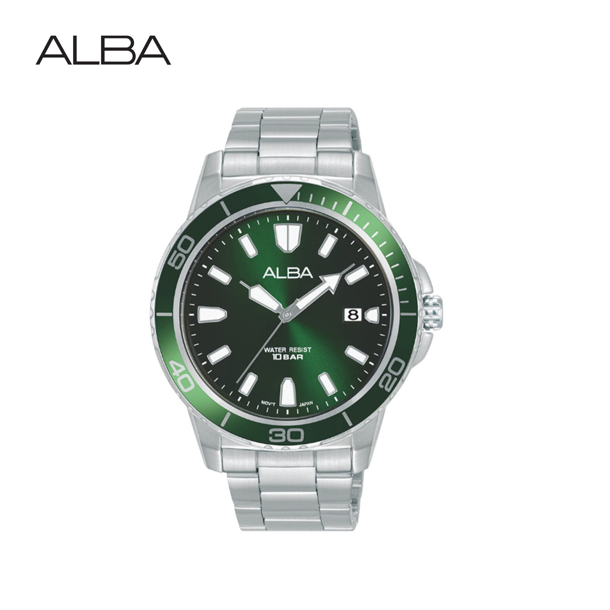 นาฬิกาข้อมือผู้หญิง ALBA AS9U09X 42 มม. สี SILVER/GREEN