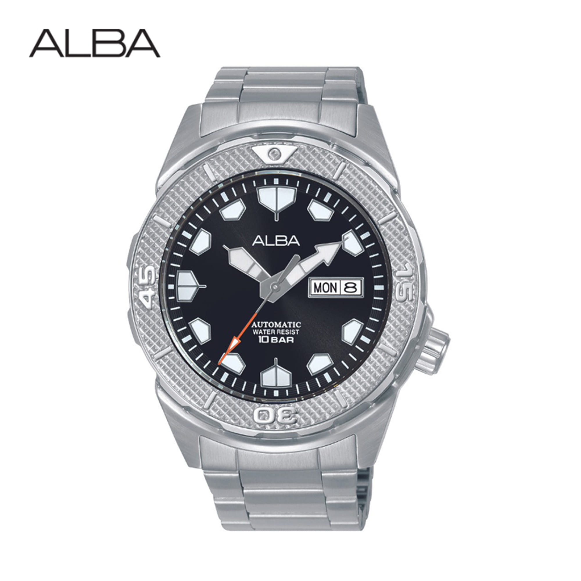 นาฬิกาข้อมือผู้ชาย ALBA AL4561X 42.4 มม. สี SILVER/BLACK