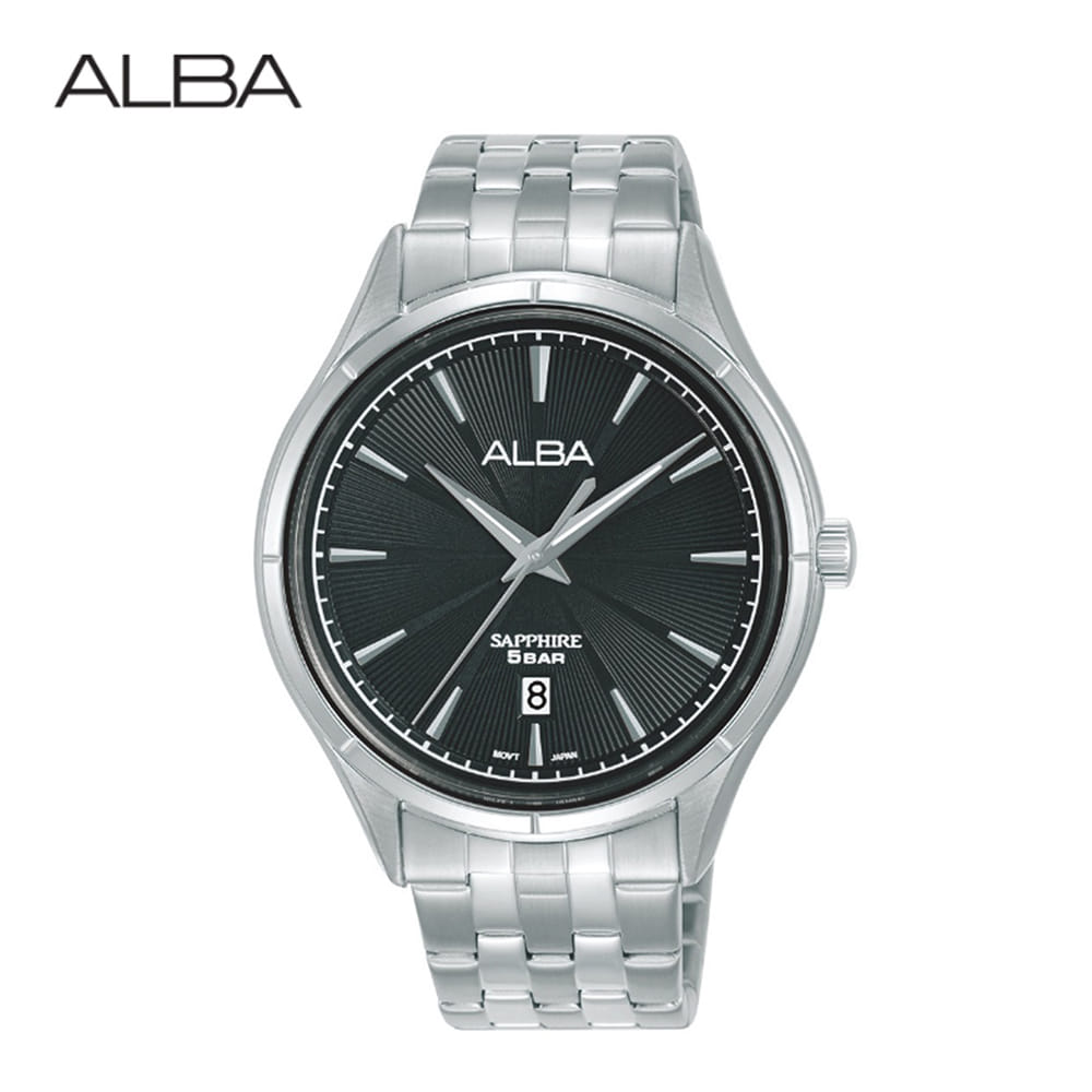 นาฬิกาข้อมือผู้ชาย ALBA รุ่น AS9T69X ขนาด 41.5 มม. สีดำ