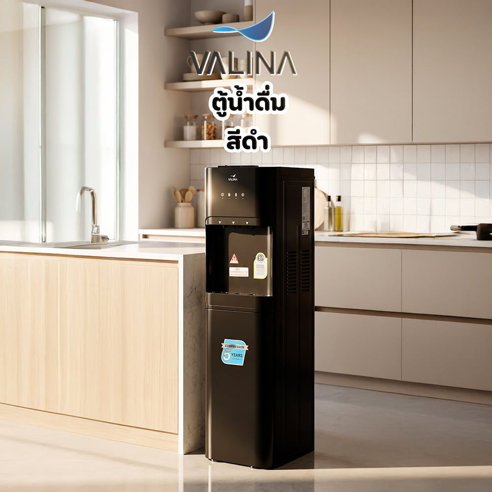 ตู้น้ำดื่ม VALINA DP-739 สีดำ