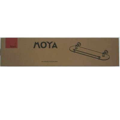 GLASS SHELF MOYA 28391 CHROME