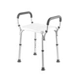 MOYA SHOWER SEAT 57103A00 ALUMINIUM WHITE (H67XW54XD38 CM)