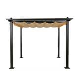 HOMEPRO SPRING GAZEBO RELAX TENT YF3809 3MX3M BROWN