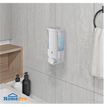 MOYA SOAP DISPENSER SD-818A 1-CHAMBER WHITE (H18.50XW8.50XD8 CM)