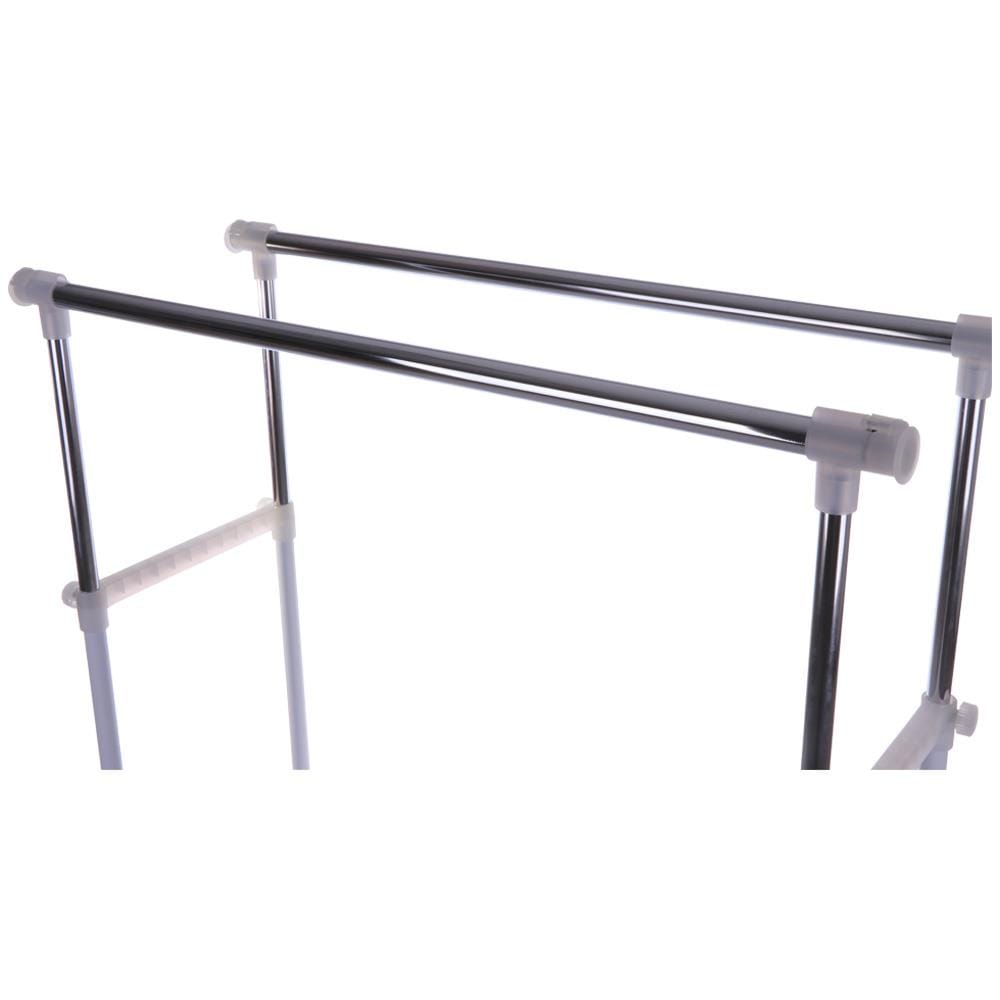 CLOTH RACK WITH 6 DRAWERS WITH WHEELS PLIM W150XD47XH165CM WHITE