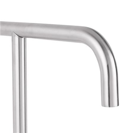 MOYA T-SHAPED WALL TO FLOOR GRAB BAR SN120 CHROME H68CW7XD60 CM
