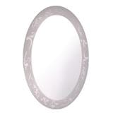 MOYA SANDBLASTED MIRROR SILVER VM-M50 80X60CM OVAL