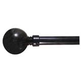 STEEL TENSION ROD HOME LIVING STYLE 358670 120-210CM BLACK