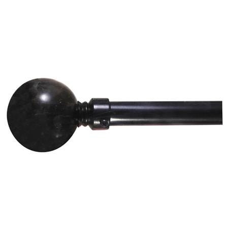 STEEL TENSION ROD HOME LIVING STYLE 358670 120-210CM BLACK