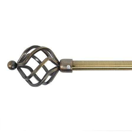 STEEL TENSION ROD HOME LIVING STYLE AQ109S 120-210CM BRASS