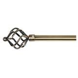 ALUMINUM TENSION ROD HOME LIVING STYLE AQ109L 180-310CM BRASS