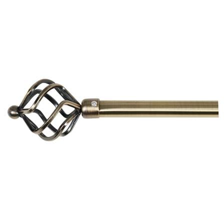 ALUMINUM TENSION ROD HOME LIVING STYLE AQ109L 180-310CM BRASS