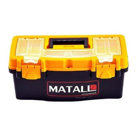 HOMEPRO MATALL TOOL BOX PROFESSIONAL PLASTIC HL3078 12" W30XD15XH12.5 CM BLACK/YELLOW