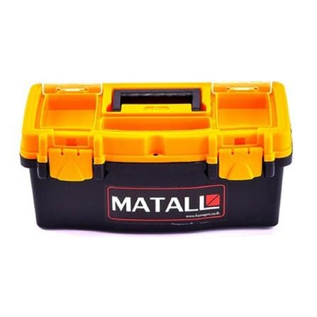 HOMEPRO MATALL TOOL BOX PROFESSIONAL PLASTIC HL3078 12" W30XD15XH12.5 CM BLACK/YELLOW