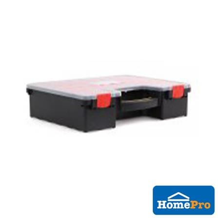 HOMEPRO HUALEI TOOL BOX DIY PLATIC HL3086 16 W42XD10XH33.5 CM RED/BLACK